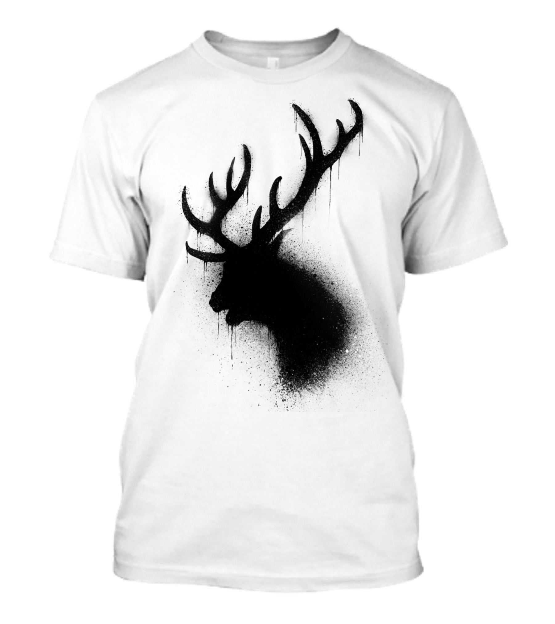 Dark Deer Hunting Silhouette Hunter T-Shirt