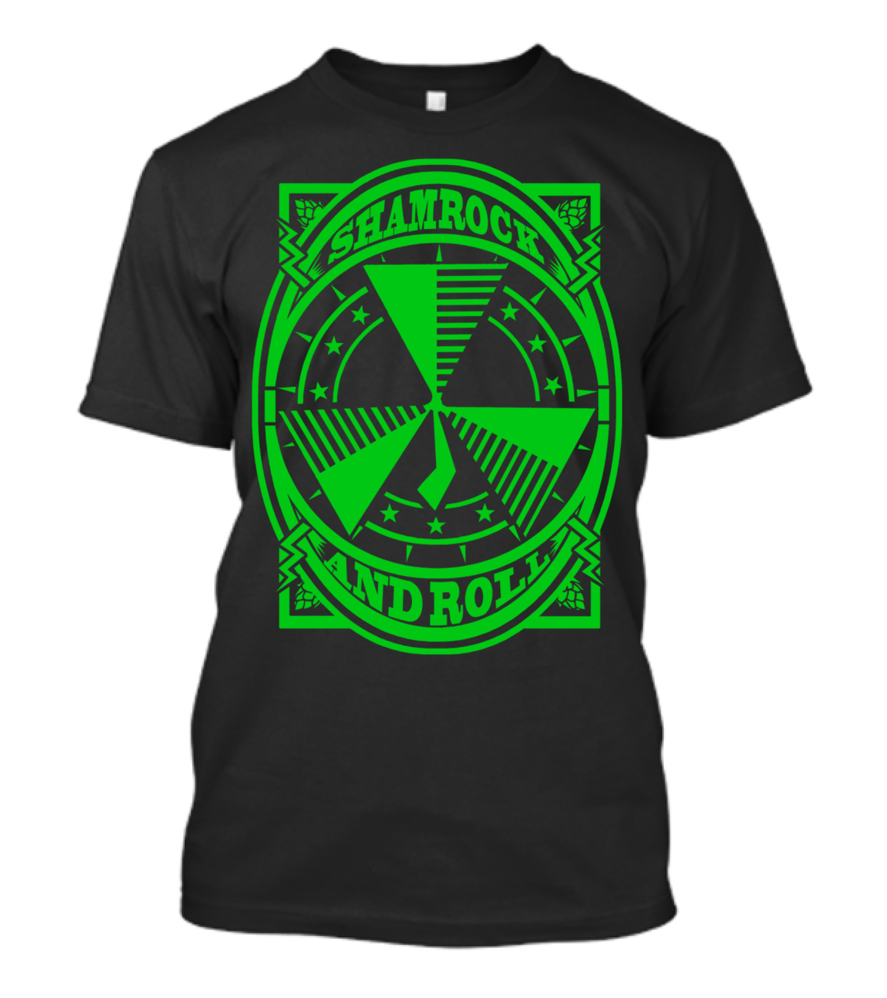 Shamrock And Roll Irish Patrick Clover T-Shirt