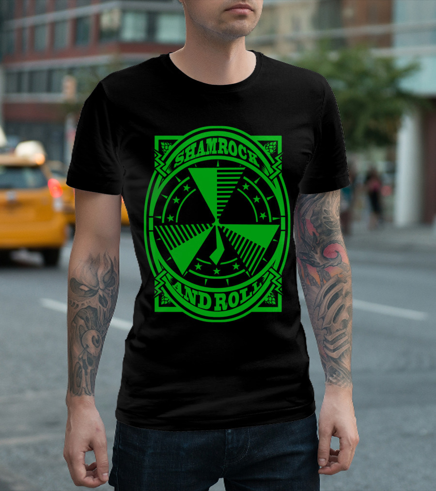 Shamrock And Roll Irish Patrick Clover T-Shirt