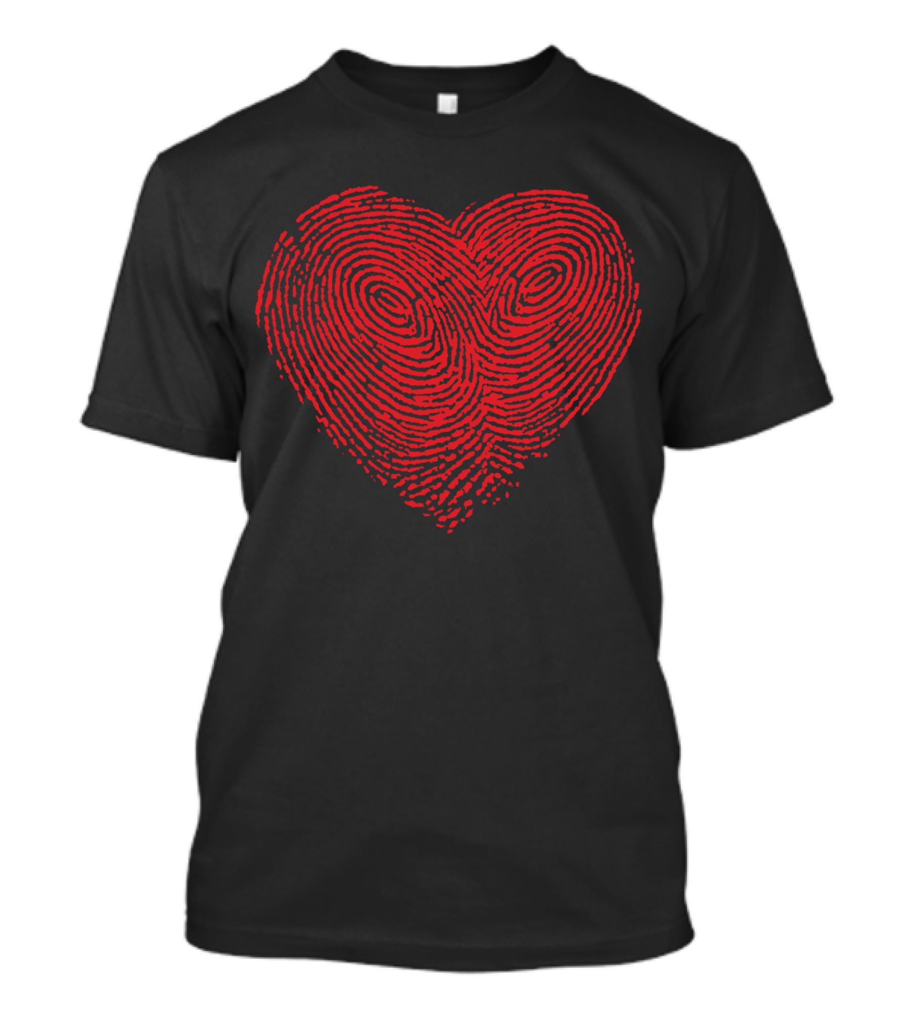 Fingerprint Heart A Perfect Match T-Shirt