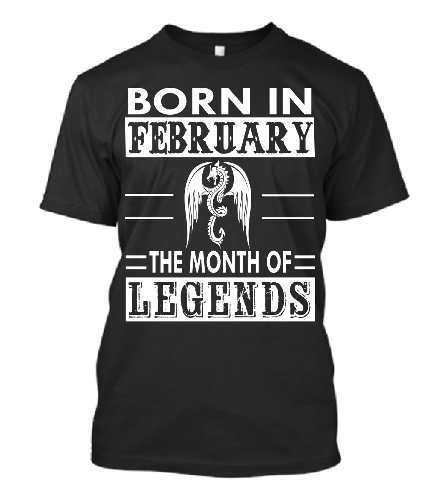 BORN IN FEBRUARY THE MONTH OF LEGENDS T-Shirt