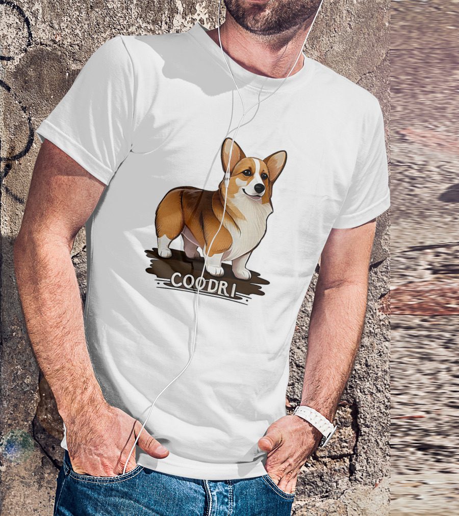 Coodrl Corgi Coodri Cute Dog T-Shirt