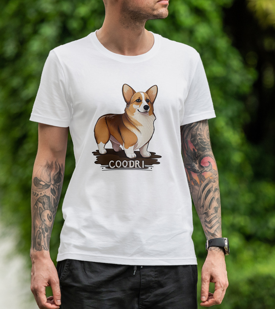 Coodrl Corgi Coodri Cute Dog T-Shirt