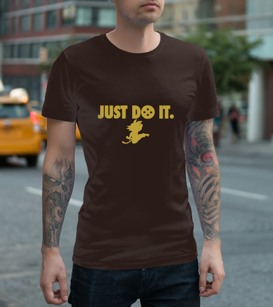 Just Do It Songoku Dragon Ball Inspired Flying T-Shirt