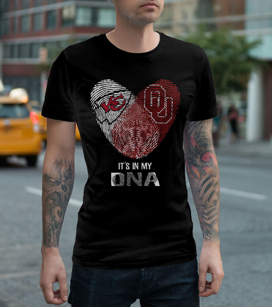 Chiefs Oklahoma Sooners It's in My DNA T-Shirt