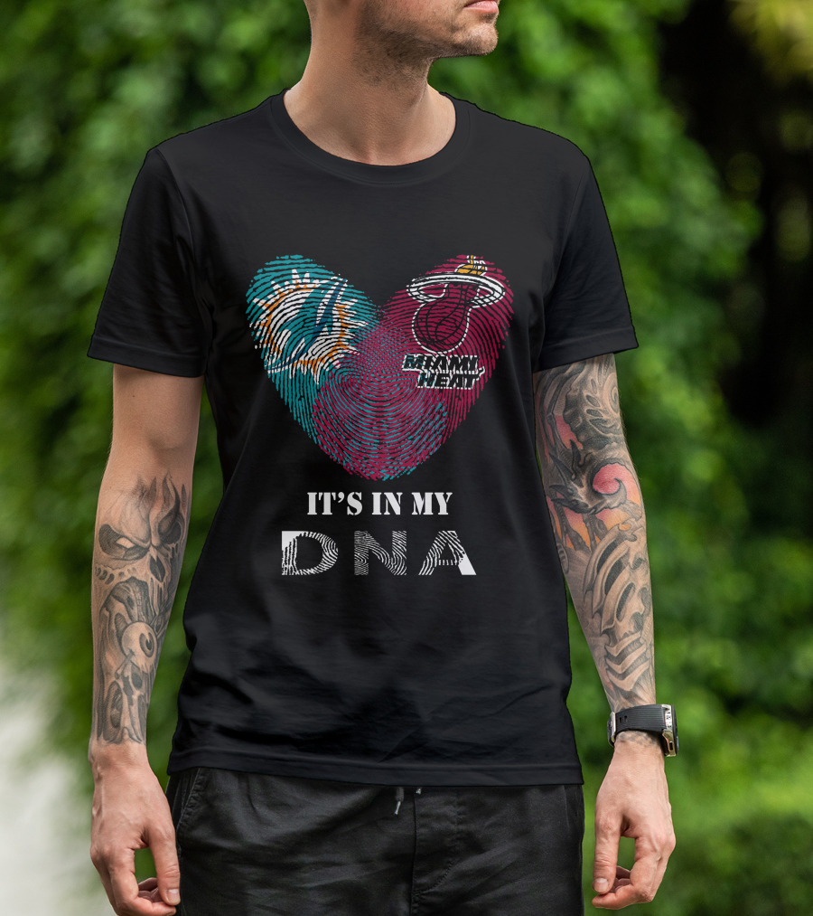 Miami Dolphins Heat It's In My DNA T-Shirt