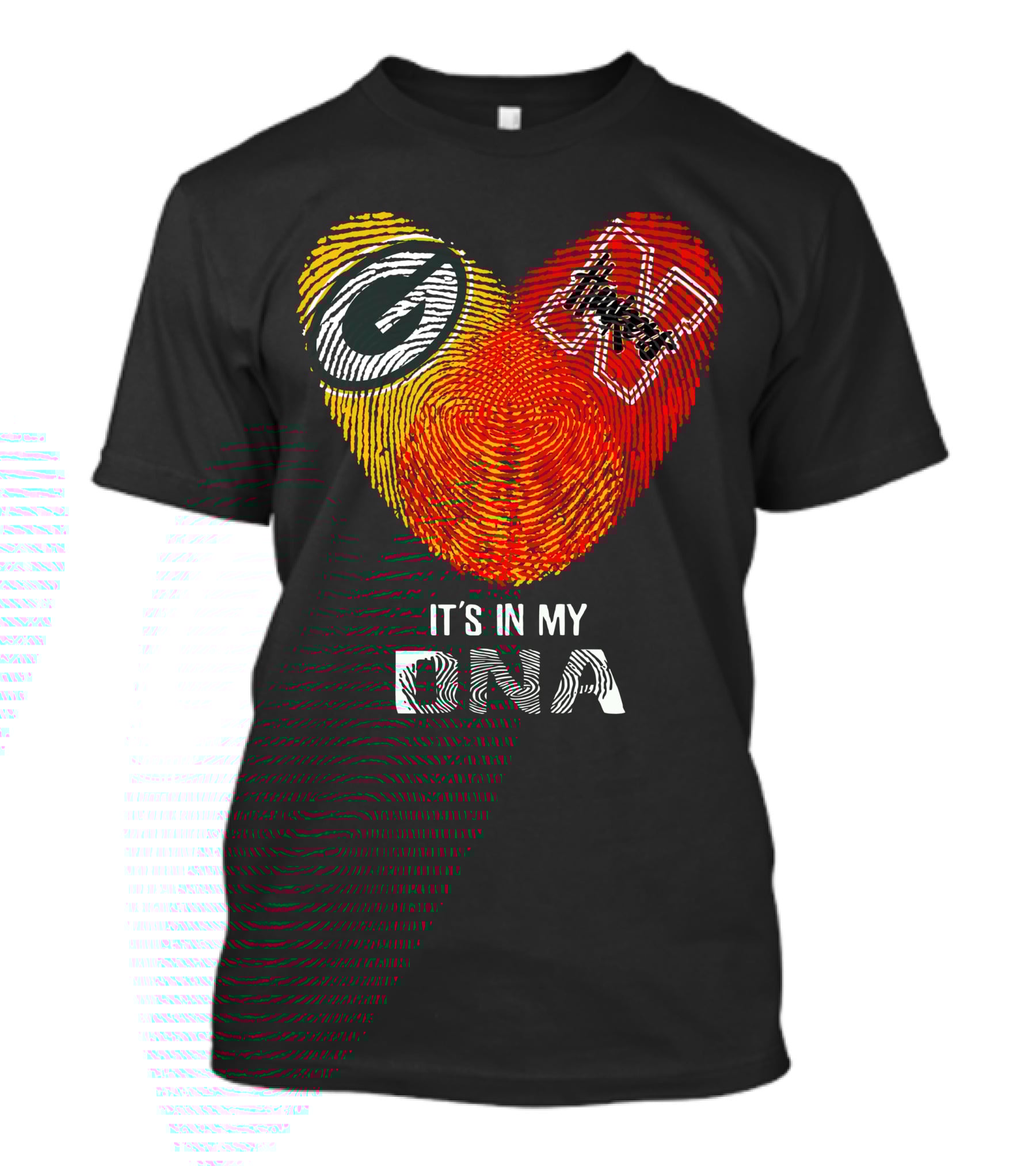 It's In My Packers Huskers DNA T-Shirt