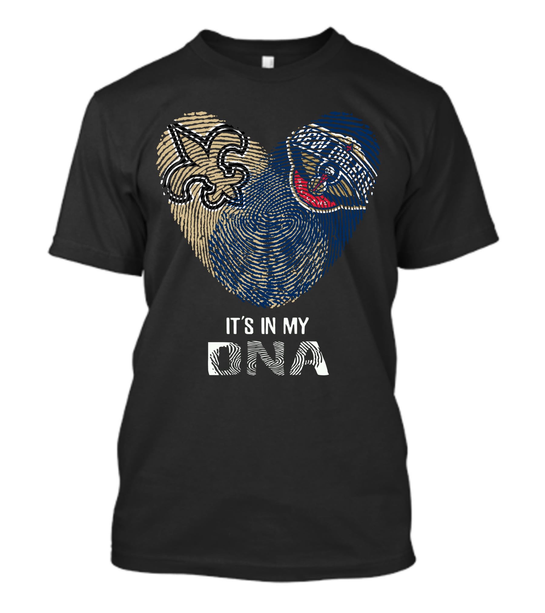 New Orleans Saints Pelicans It's In My DNA T-Shirt