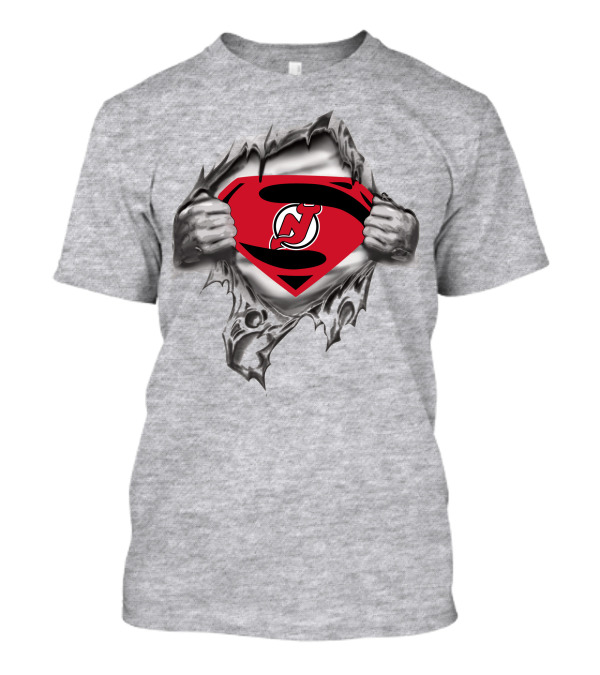 New Jersey Devils Superman T-Shirt