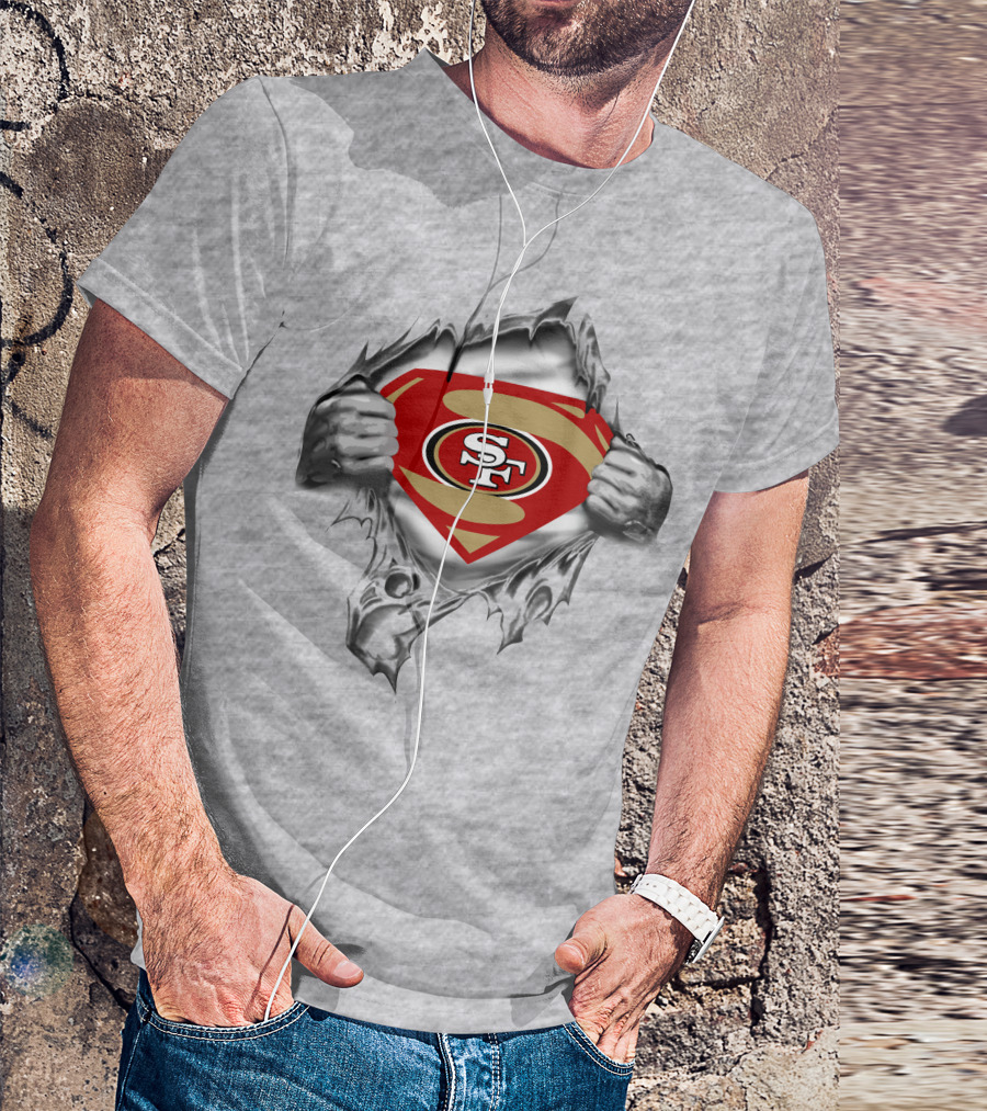 SF 49ers Superman Logo Mashup T-Shirt