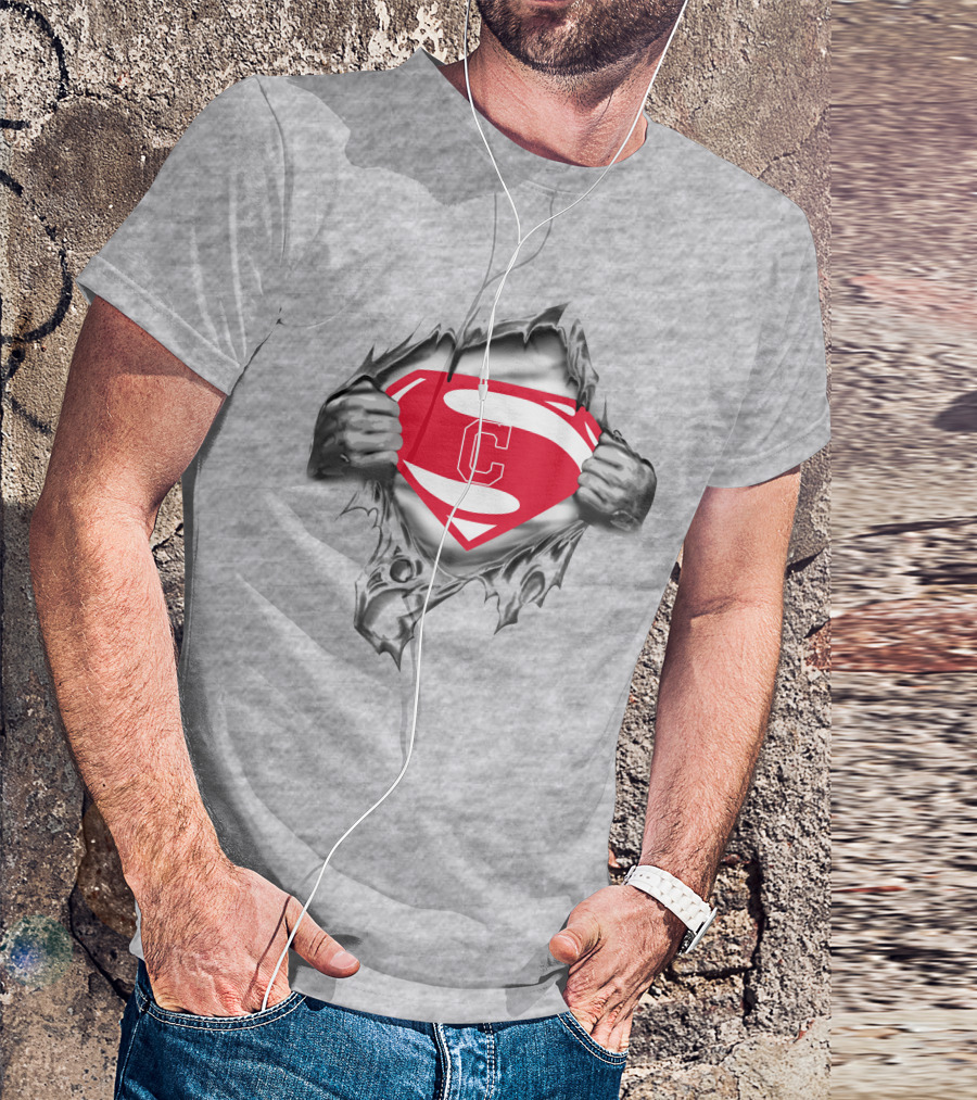 Cleveland Indians Super Man T-Shirt