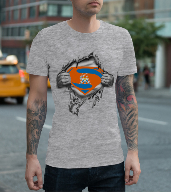 Marlins Super Shield Tear T-Shirt