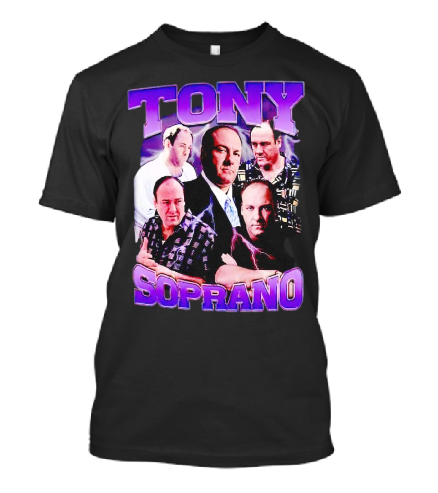 Tony Soprano The Sopranos Character Collage T-Shirt