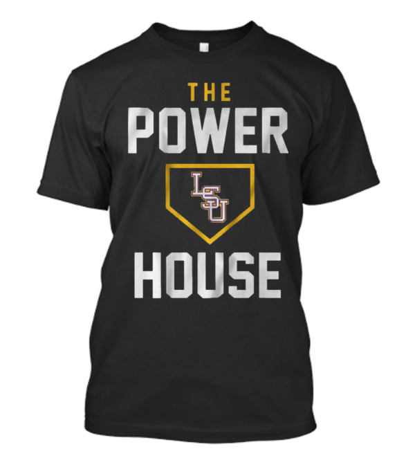 LSU Baseball The Powerhouse Home Plate T-Shirt