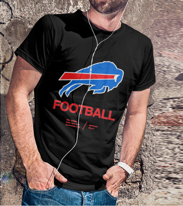 Buffalo Bills Football Marissa Figueroa Wears T-Shirt