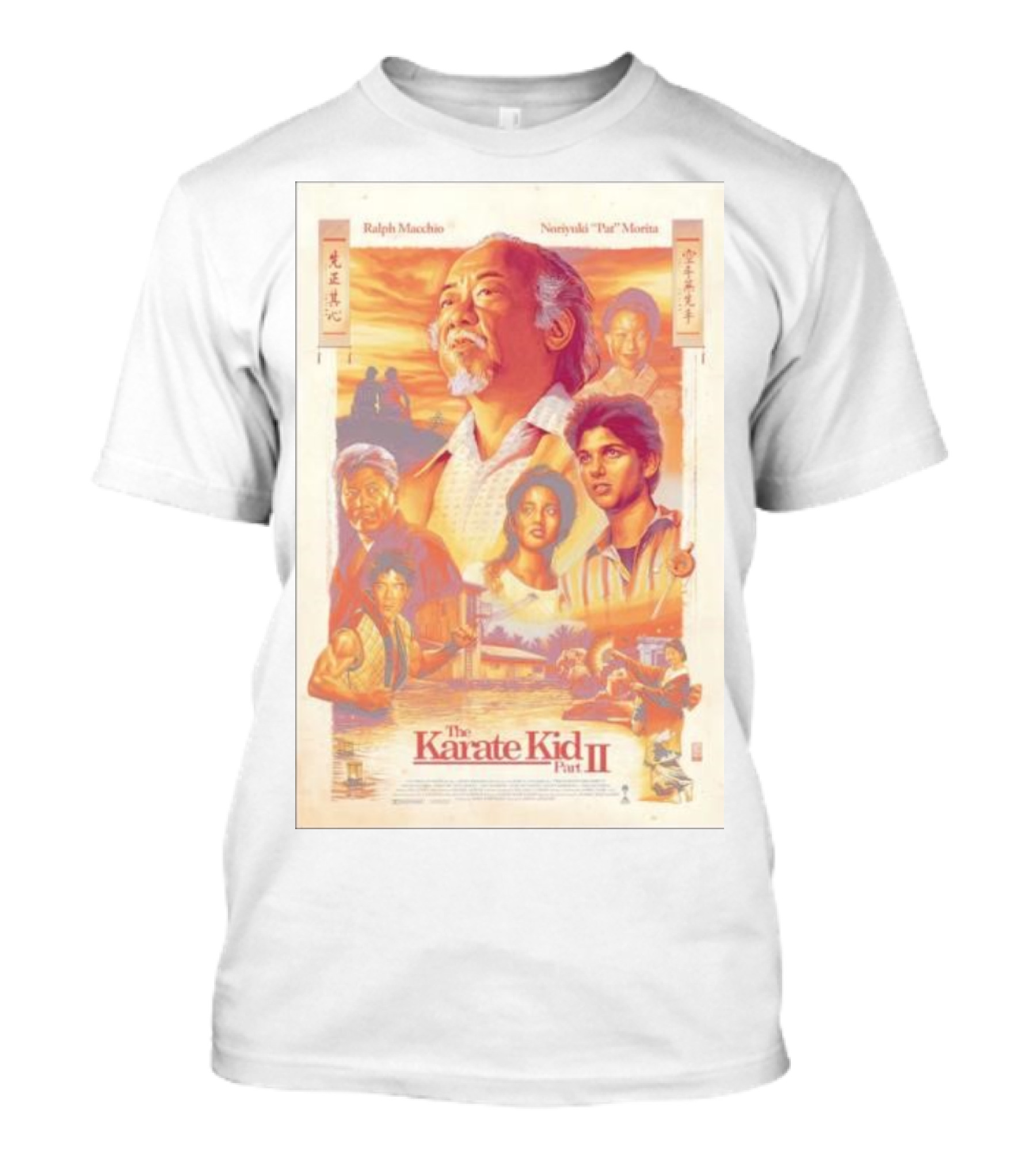 Ralph Macchio Noriyuki Pat Morita The Karate Kid Part II Movie T-Shirt