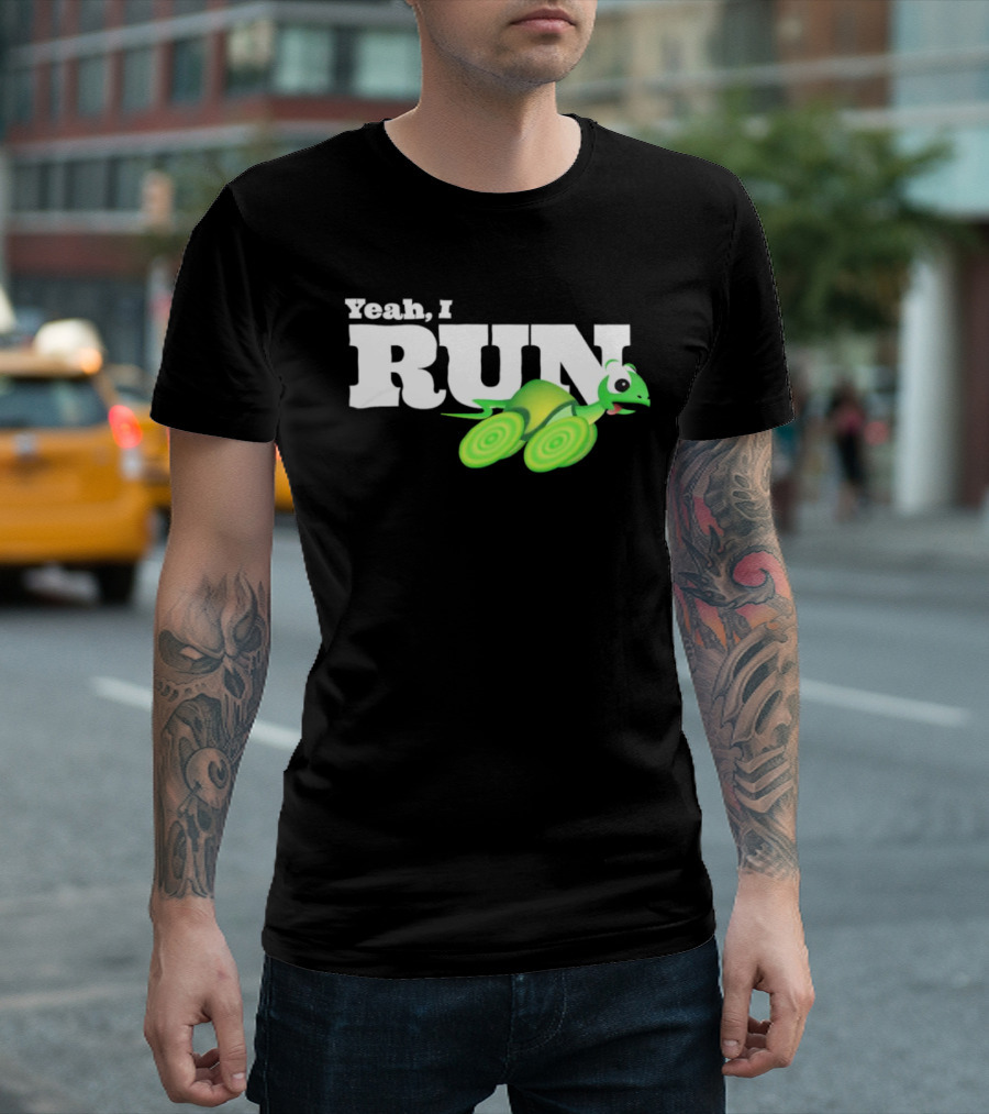 Turtle Yeah I Run Racing Green Run T-Shirt