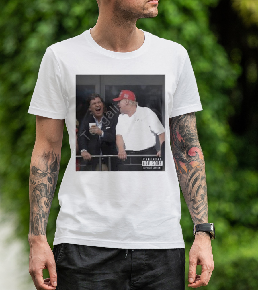 Tucker Carlson Laughing With Trump PARENTAL EXPLICIT CONTENT T-Shirt