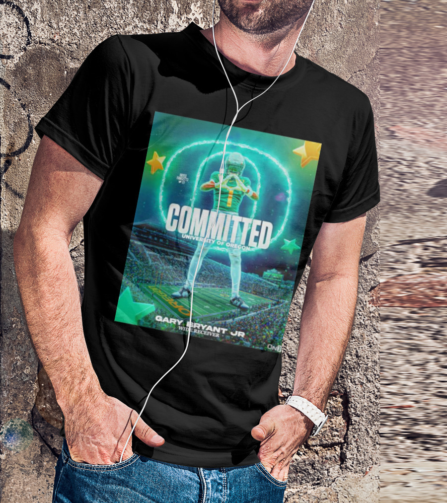 COMMITTED Gary Bryant Jr University Of Oregon Wide Receiver T-Shirt