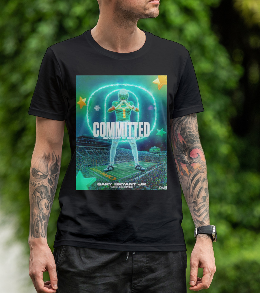 COMMITTED Gary Bryant Jr University Of Oregon Wide Receiver T-Shirt