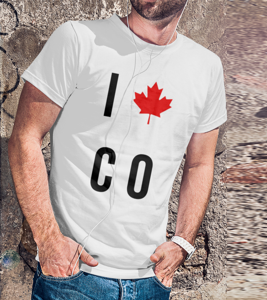 I Love Colorado Maple Leaf Co T-Shirt