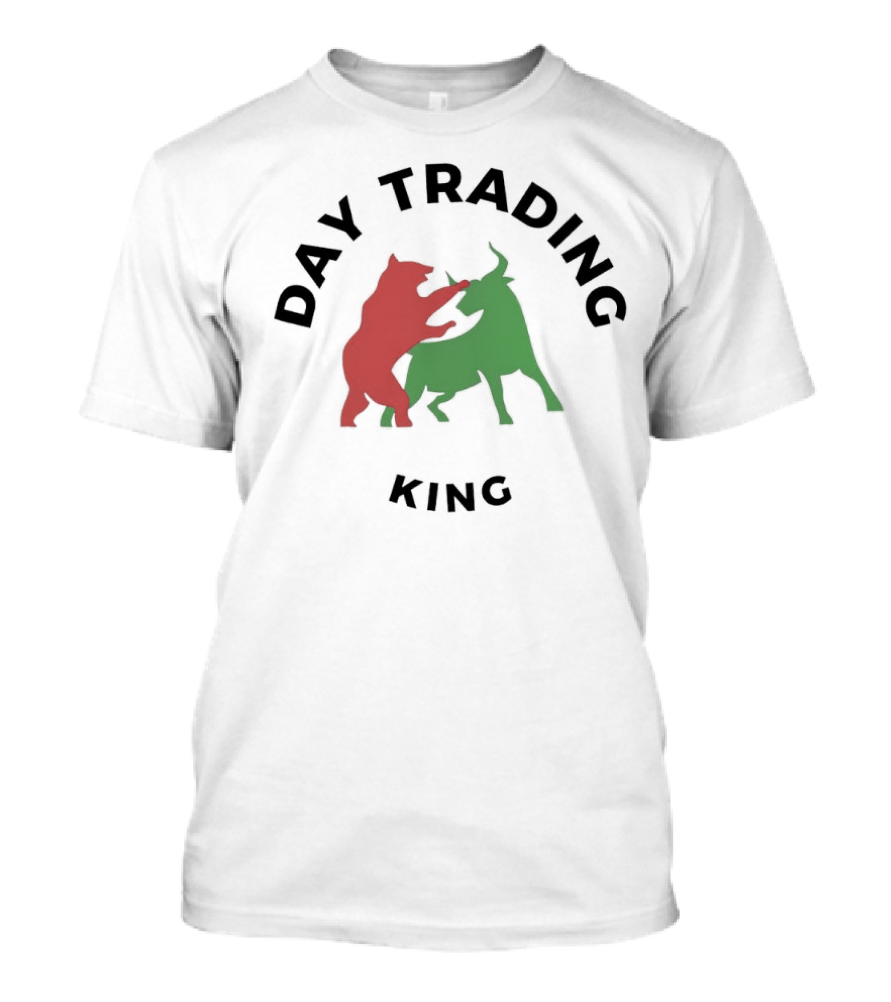 Day Trading King Bear Vs Bull T-Shirt