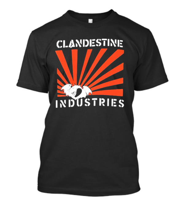 Clandestine Industries Bat Wings Sunburst T-Shirt