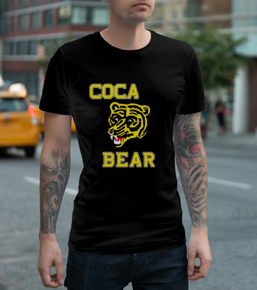 COCA BEAR Tiger Face T-Shirt