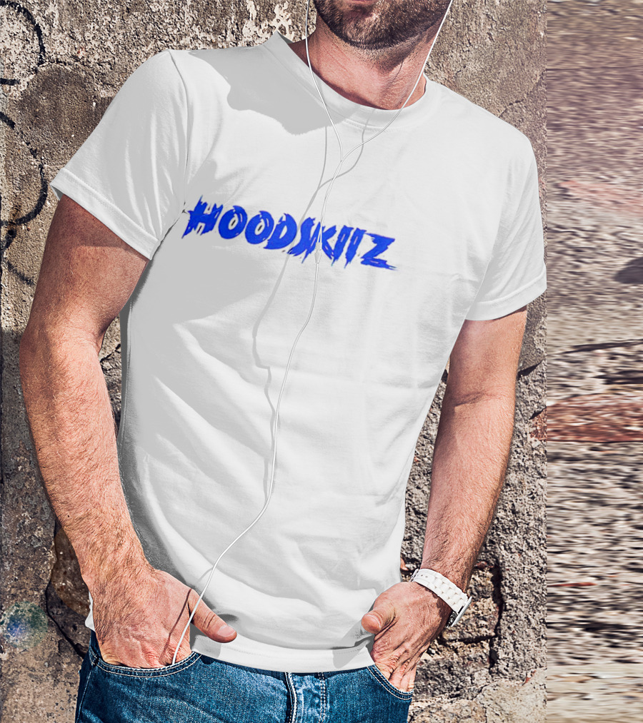 HOODSKIIZ Blue Bold Branding T-Shirt