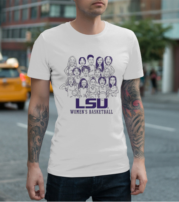 LSU Women's Basketball Team NIL T-Shirt