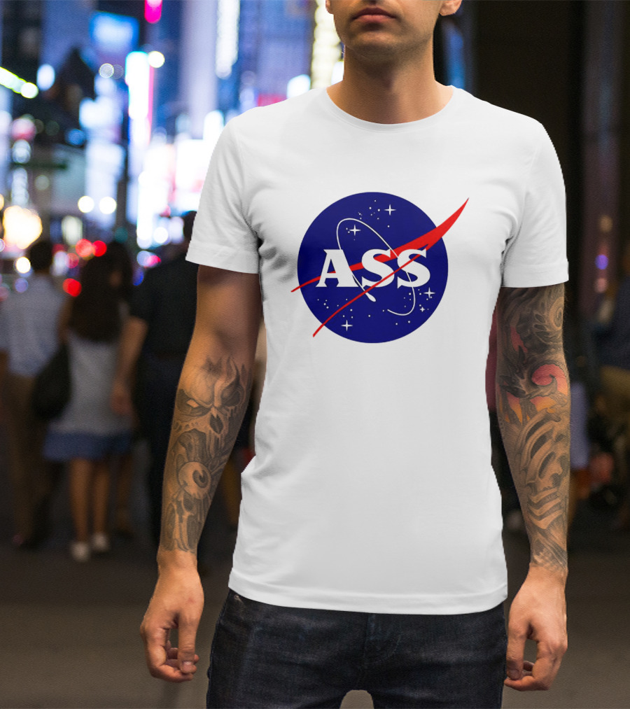Nasa Ass Logo Space T-Shirt