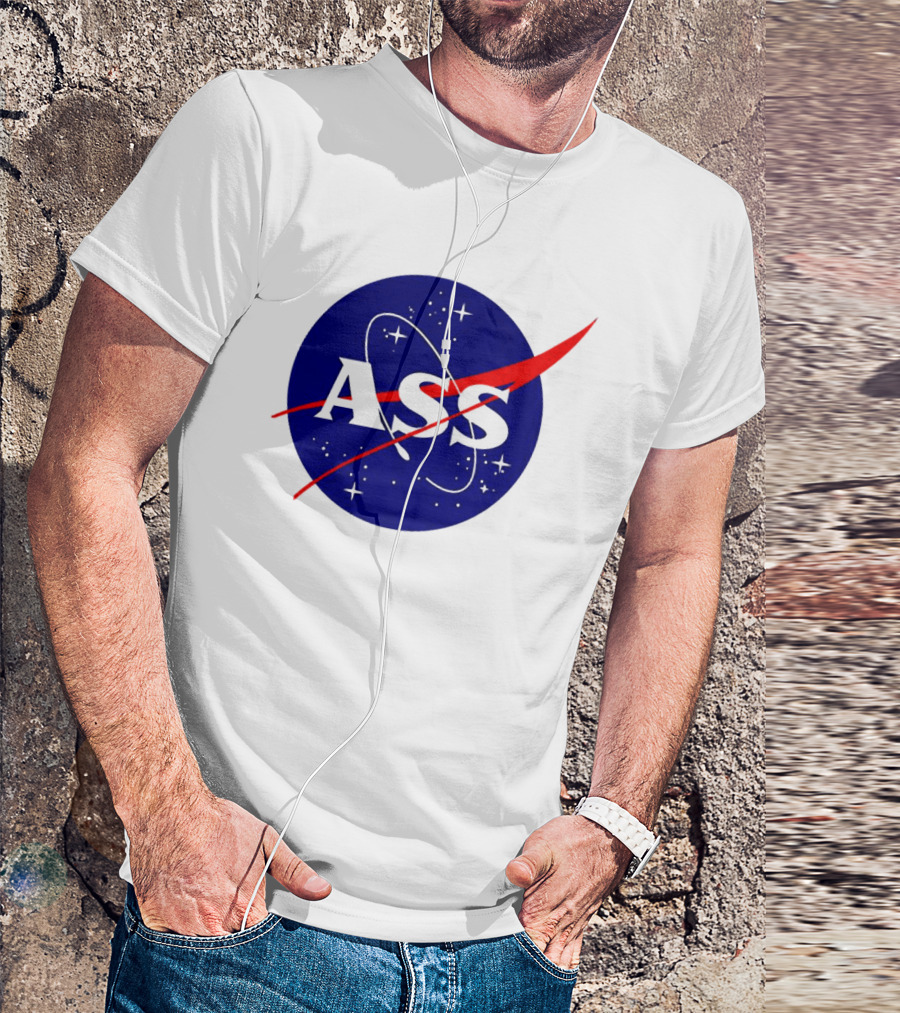 Nasa Ass Logo Space T-Shirt