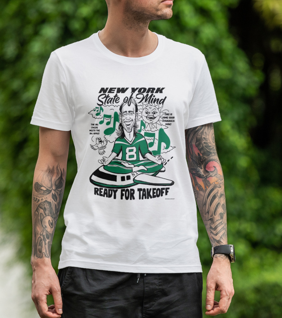 New York State Of Mind Jet 8 Ready For Takeoff Big Apple T-Shirt