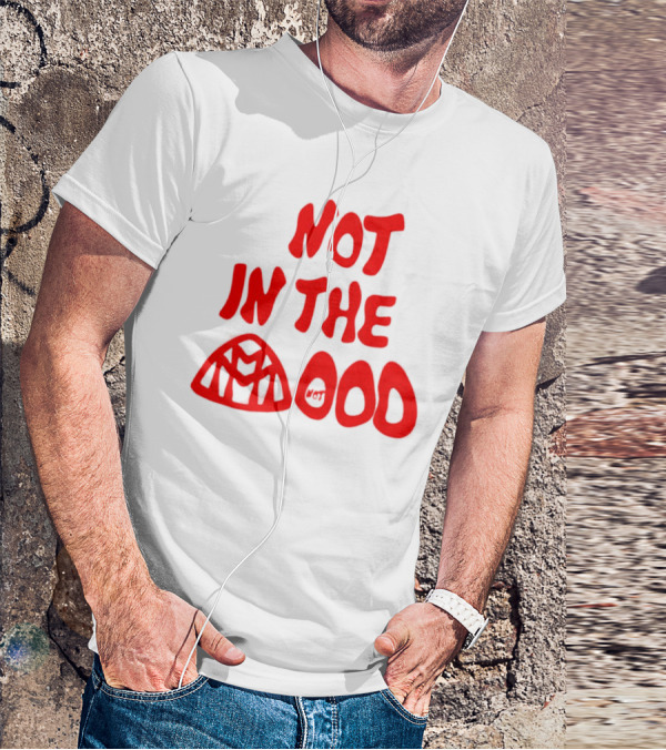 NOT IN THE MOOD Spider-Man Venom Not Mood Balloon Faces T-Shirt