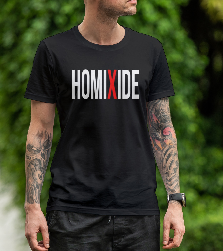 Homixide Gang Bold White T-Shirt