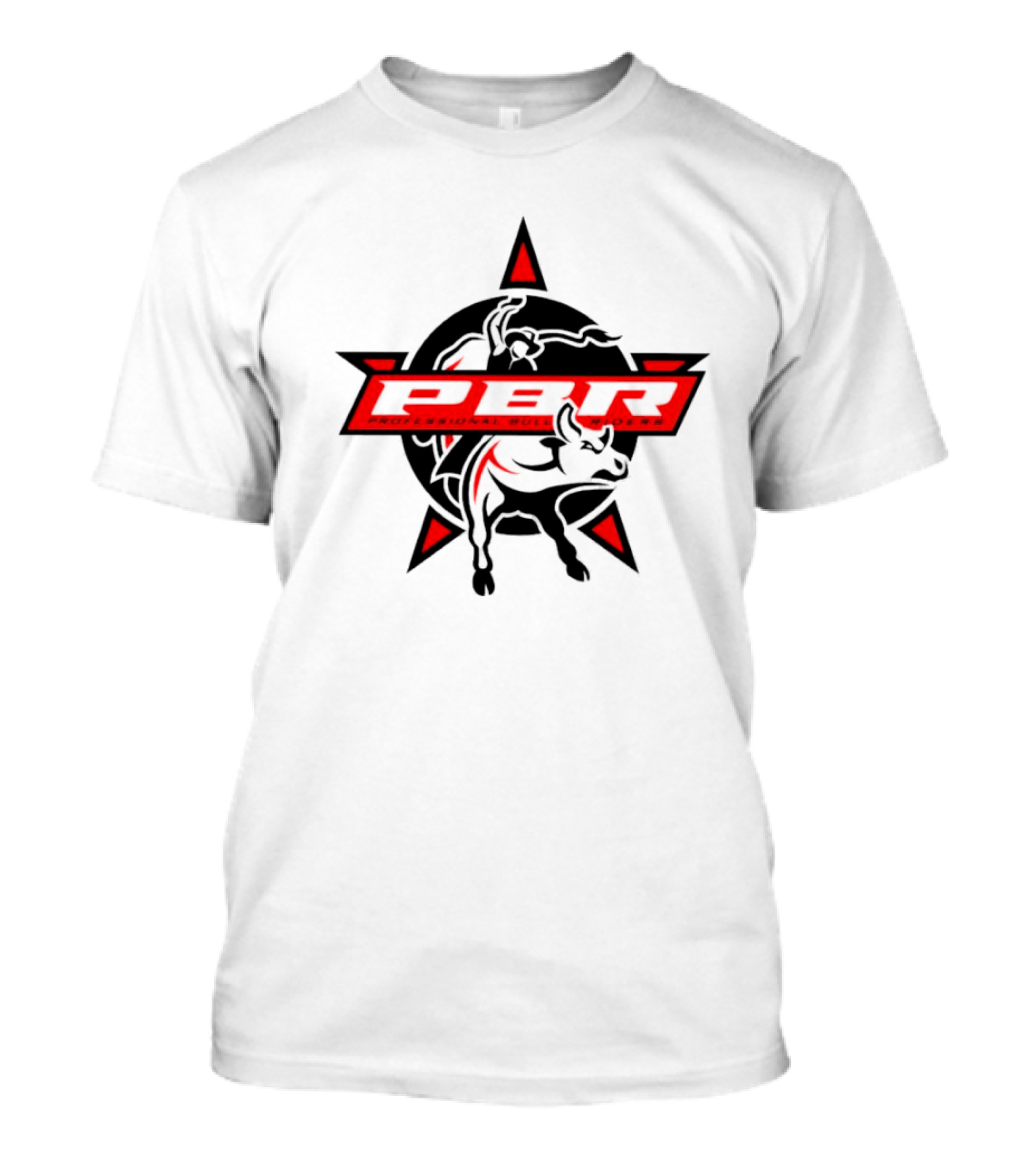 PBR Professional Bull Riders Bull Logo With Stars T-Shirt
