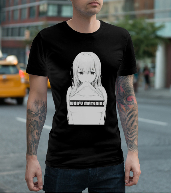 Waifu Material Anime Girl Manga T-Shirt
