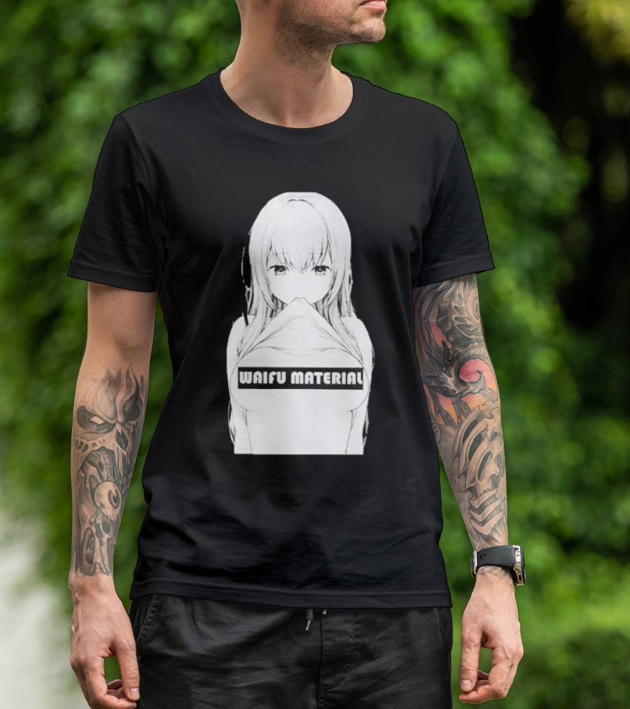 Waifu Material Anime Girl Manga T-Shirt