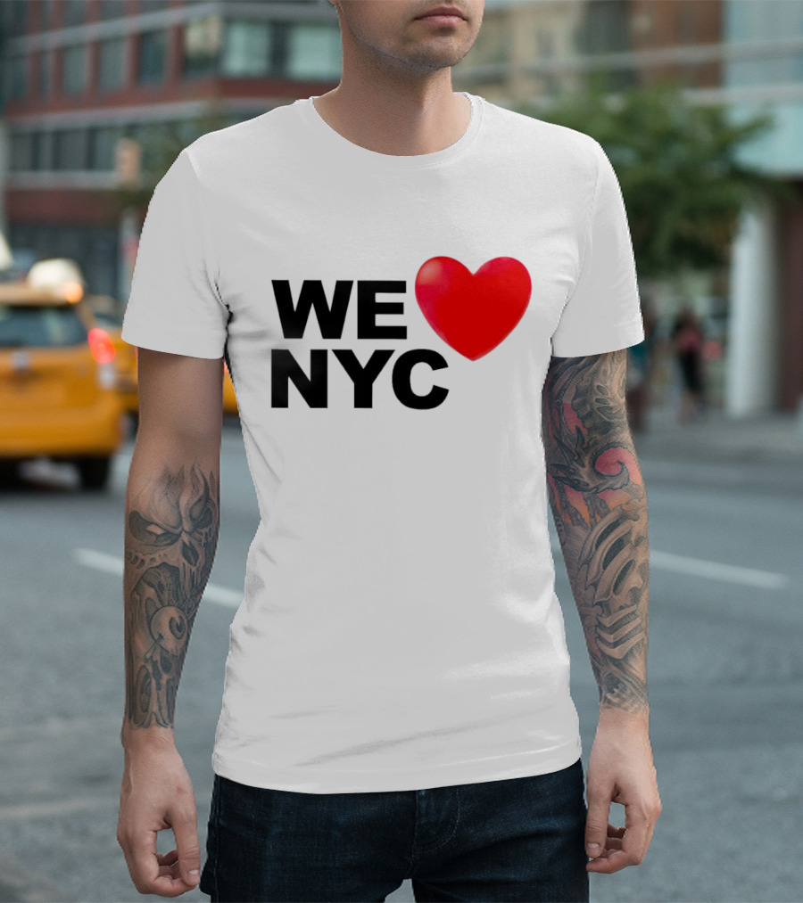 WE Heart NYC Red Love T-Shirt