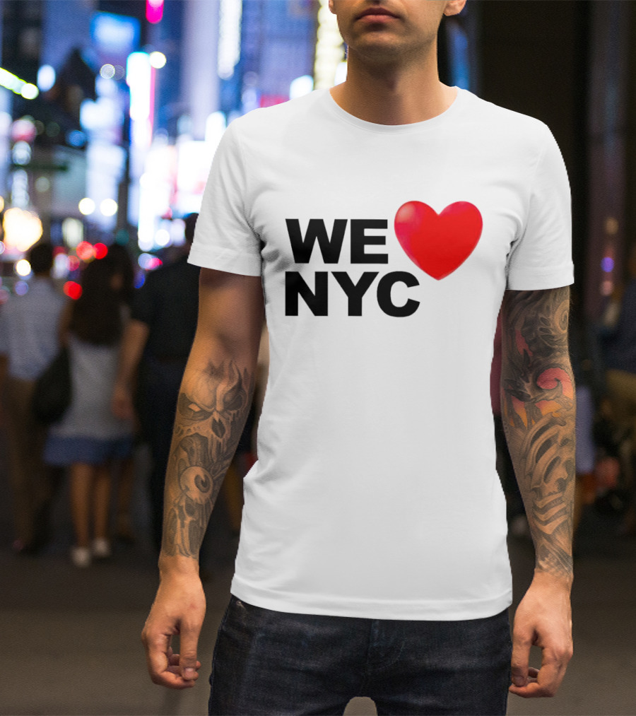 WE Heart NYC Red Love T-Shirt