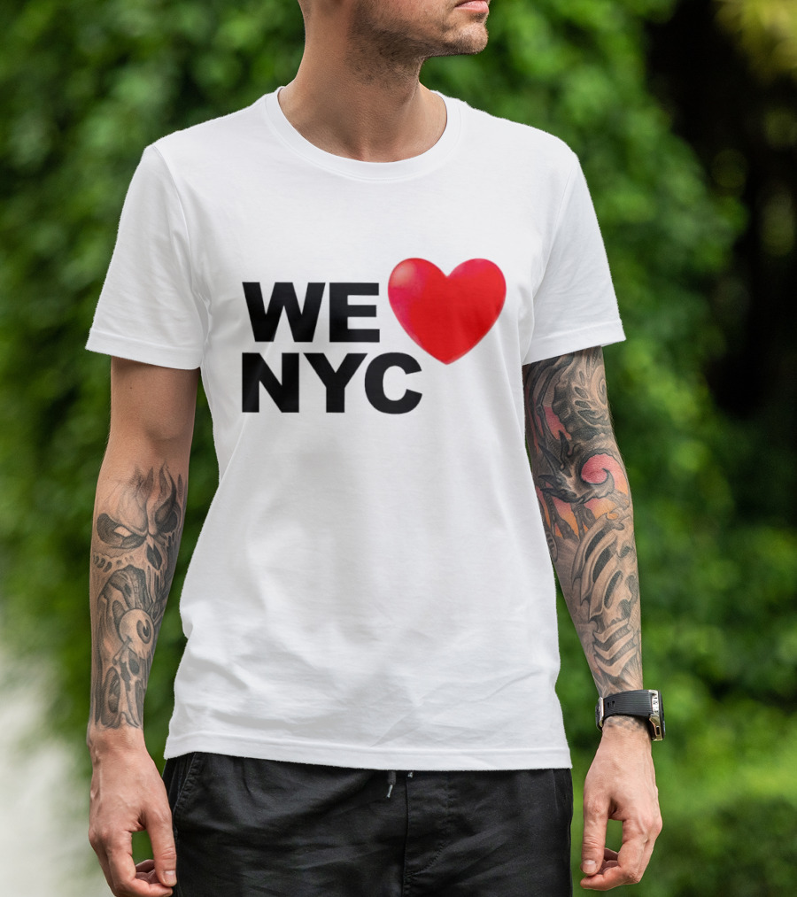 WE Heart NYC Red Love T-Shirt