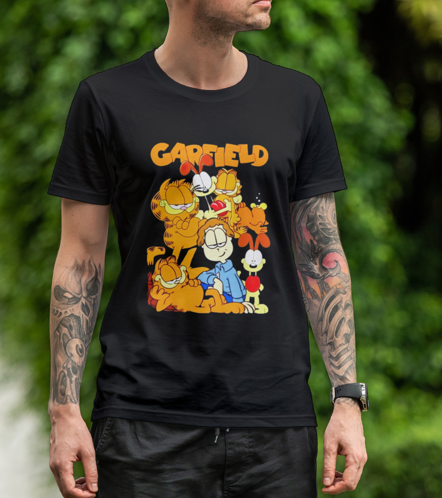 Garfield And Friends Cartoon Characters Reunion T-Shirt