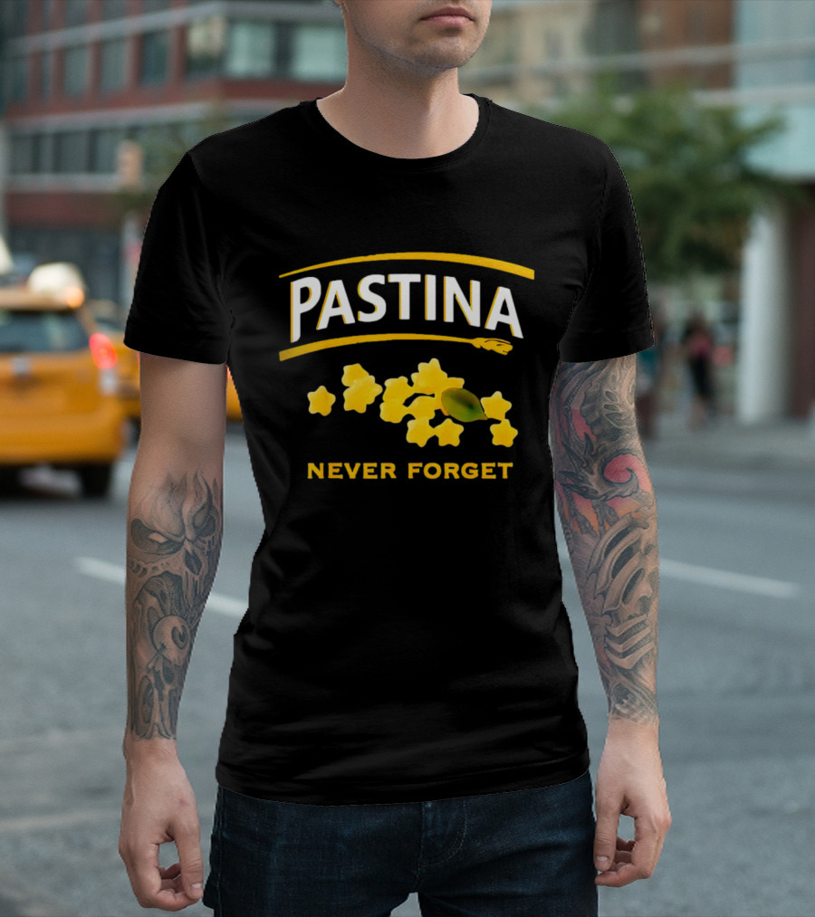 Pastina Never Forget Star Shaped Pasta Leaves T-Shirt