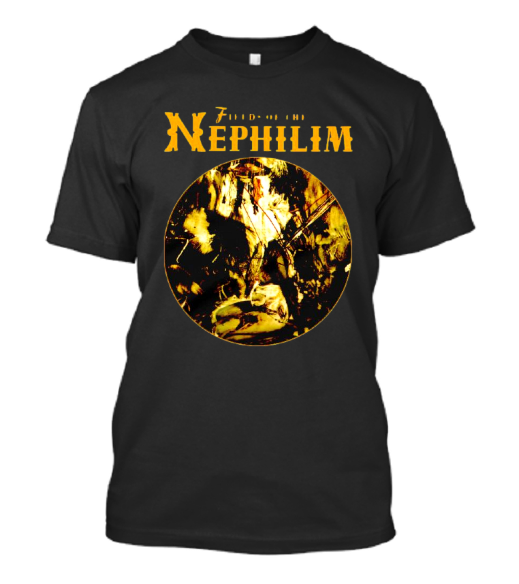 Fields Of The Nephilim Elizium Abstract Circle T-Shirt