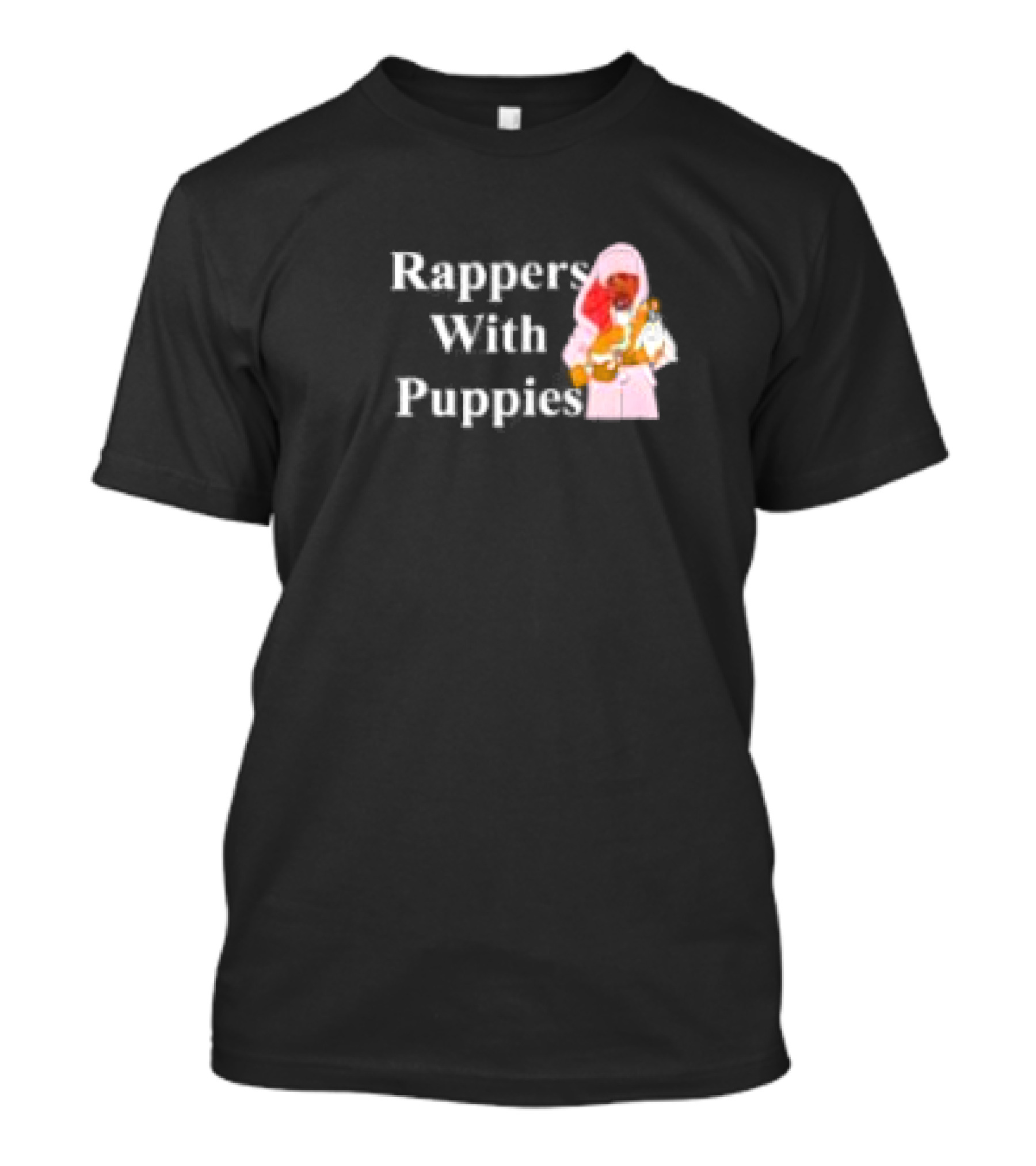 Rappers With Puppies Hoodie And Dog T-Shirt
