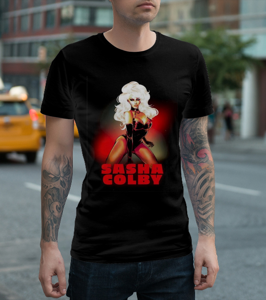 Sasha Colby Retro Pin-Up T-Shirt