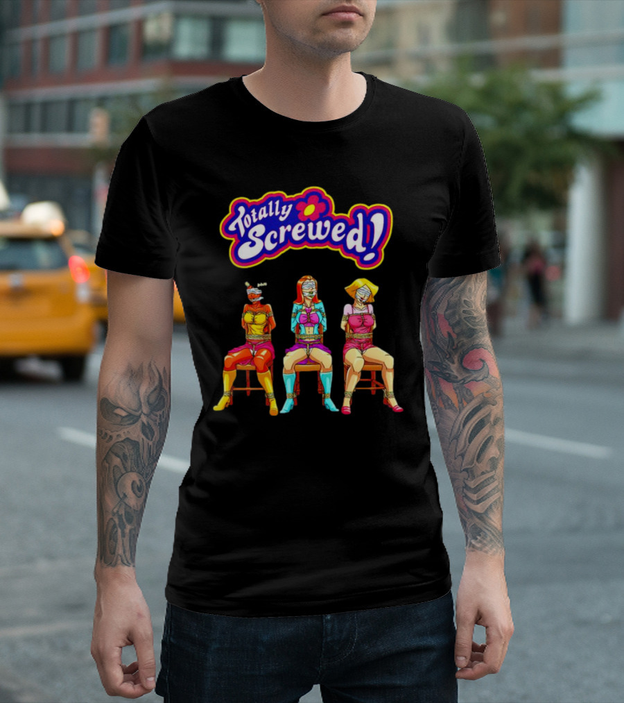 Totally Spies Totally Screwed Colorful Bound Characters T-Shirt