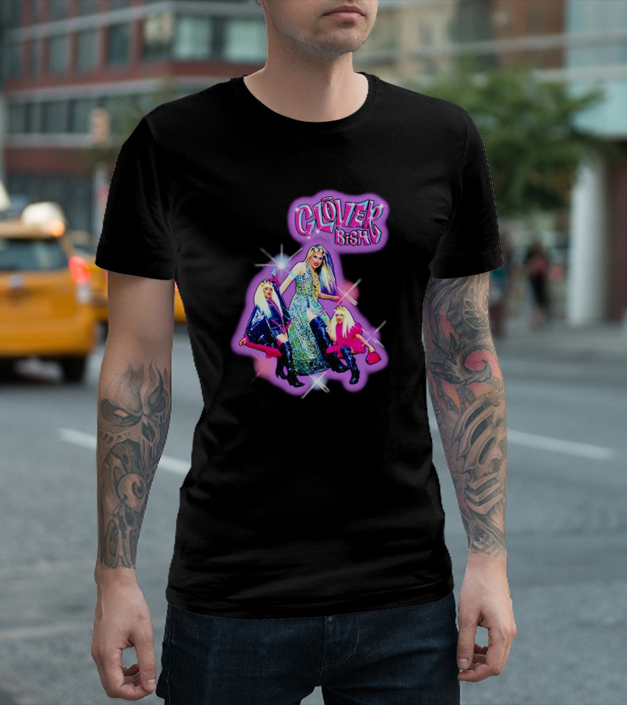 Clover Bish Clover Dollz Shine Glam Trio T-Shirt