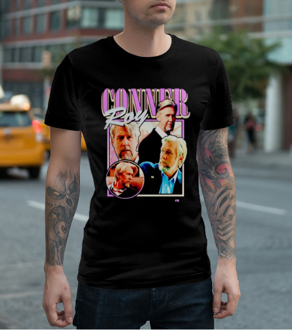Connor Roy Retro Style Portrait Compilation T-Shirt