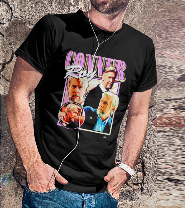 Connor Roy Retro Style Portrait Compilation T-Shirt